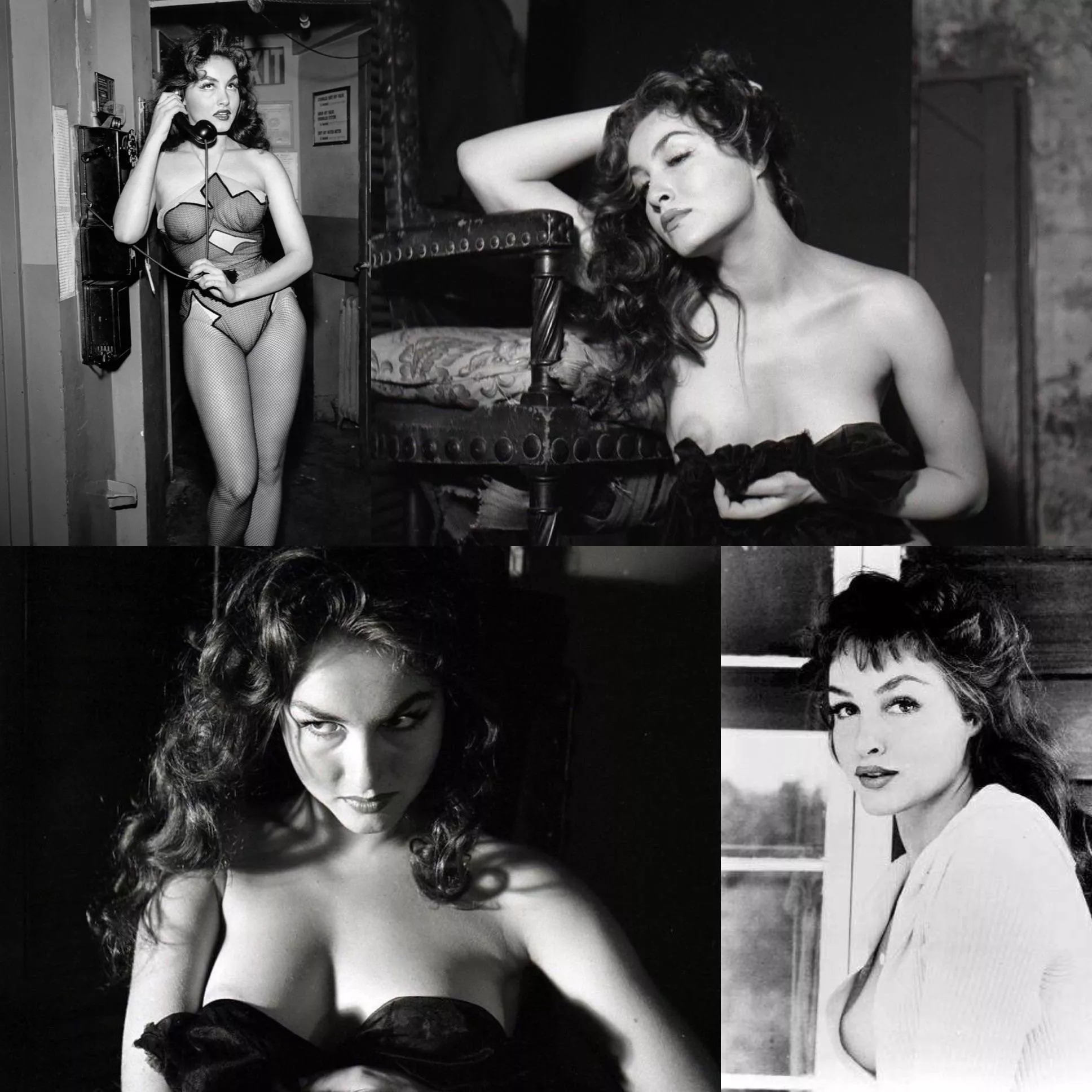 Julie Newmar. Drop dead gorgeous and sexy AF in the 1950’s