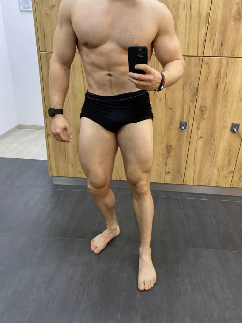 Just a Little Post legday posing