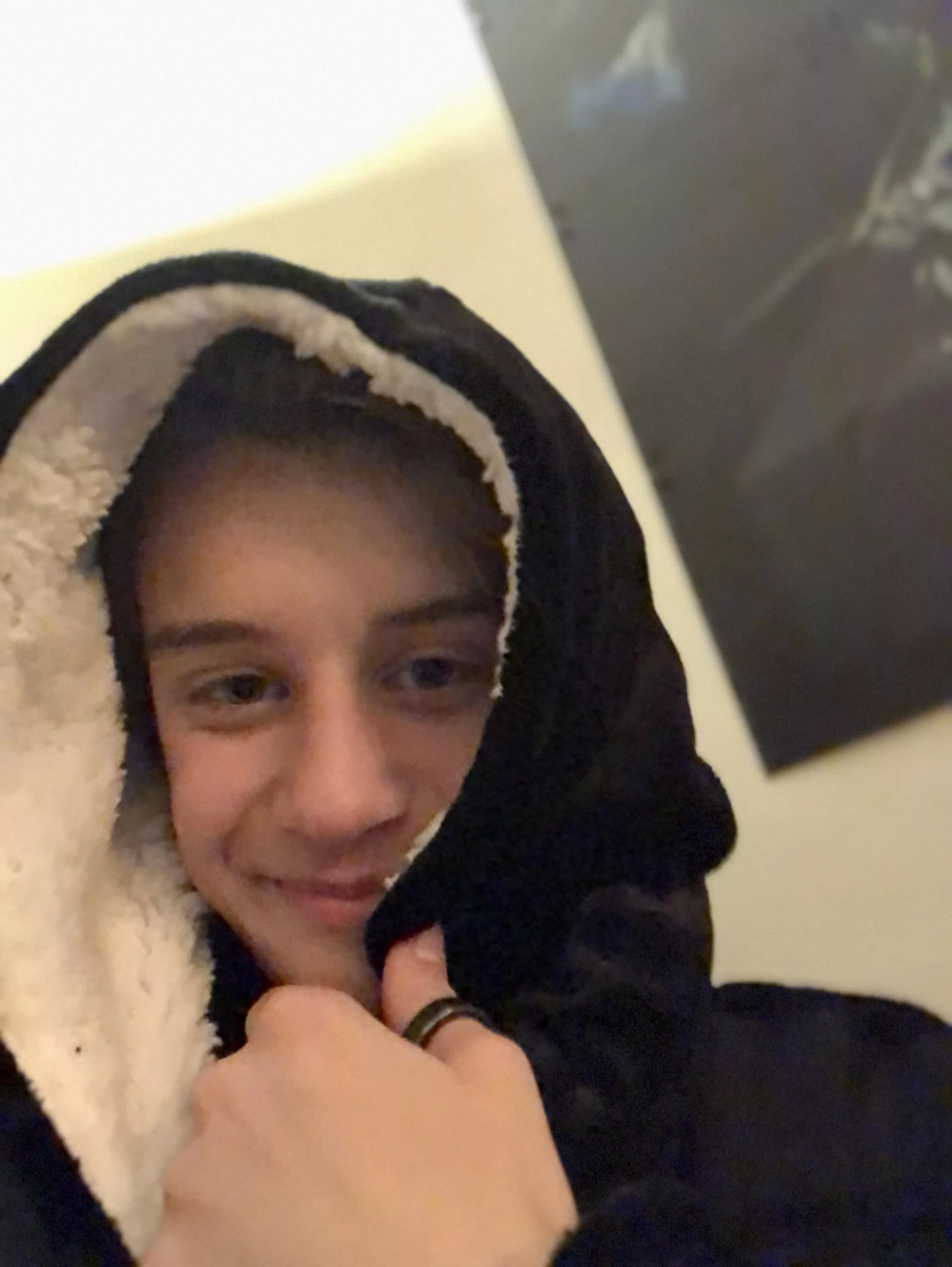 Just got the comfiest sweater ever, I’m never going outside again