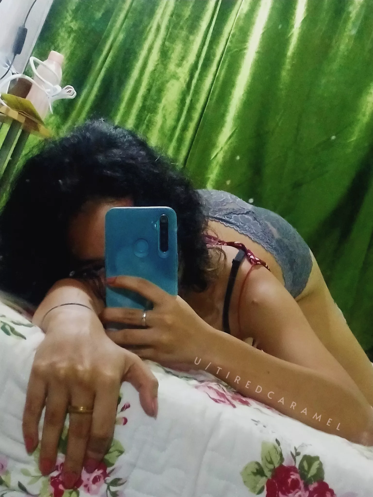 just waiting [f]or u at the bed 😋