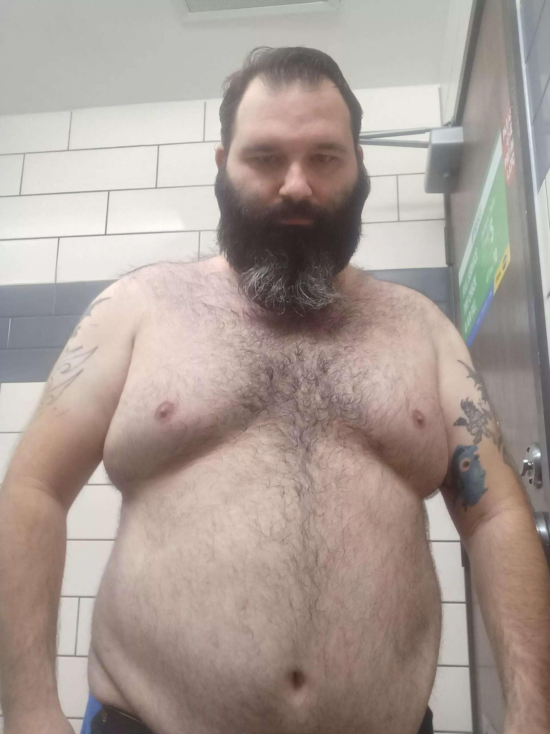 Me after the shower. Thinking about going bald....