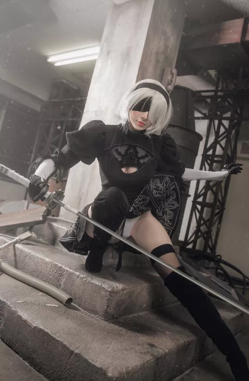 My 2B Cosplay [SELF]