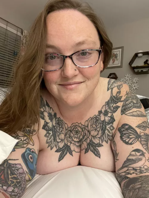 One last pic before sleepy time! 💜💜