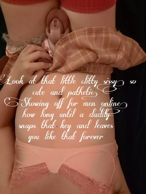 Pathetic clitty sissy