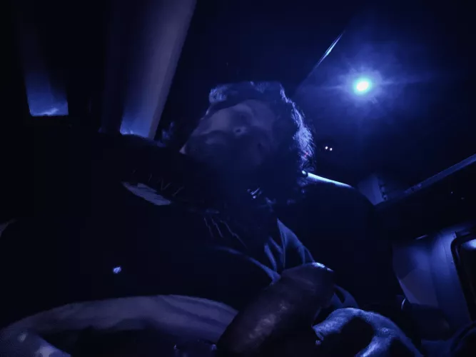 Playing with myself on the back on Nj transit 😈