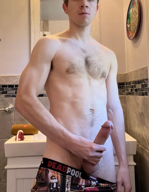 POV: you caught me jerking off in the bathroom 👀