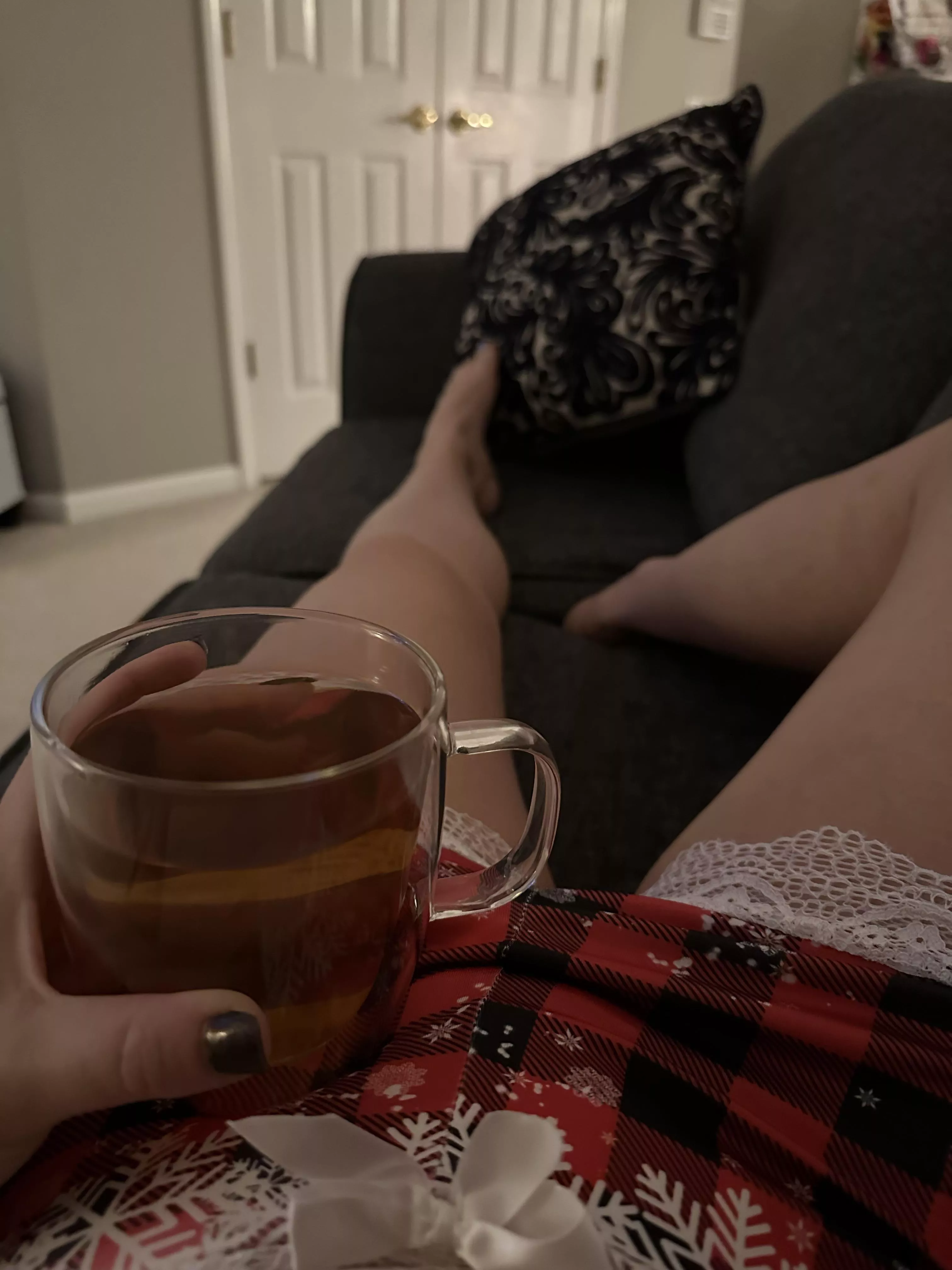 Relaxing in my bedroom alone 🫣