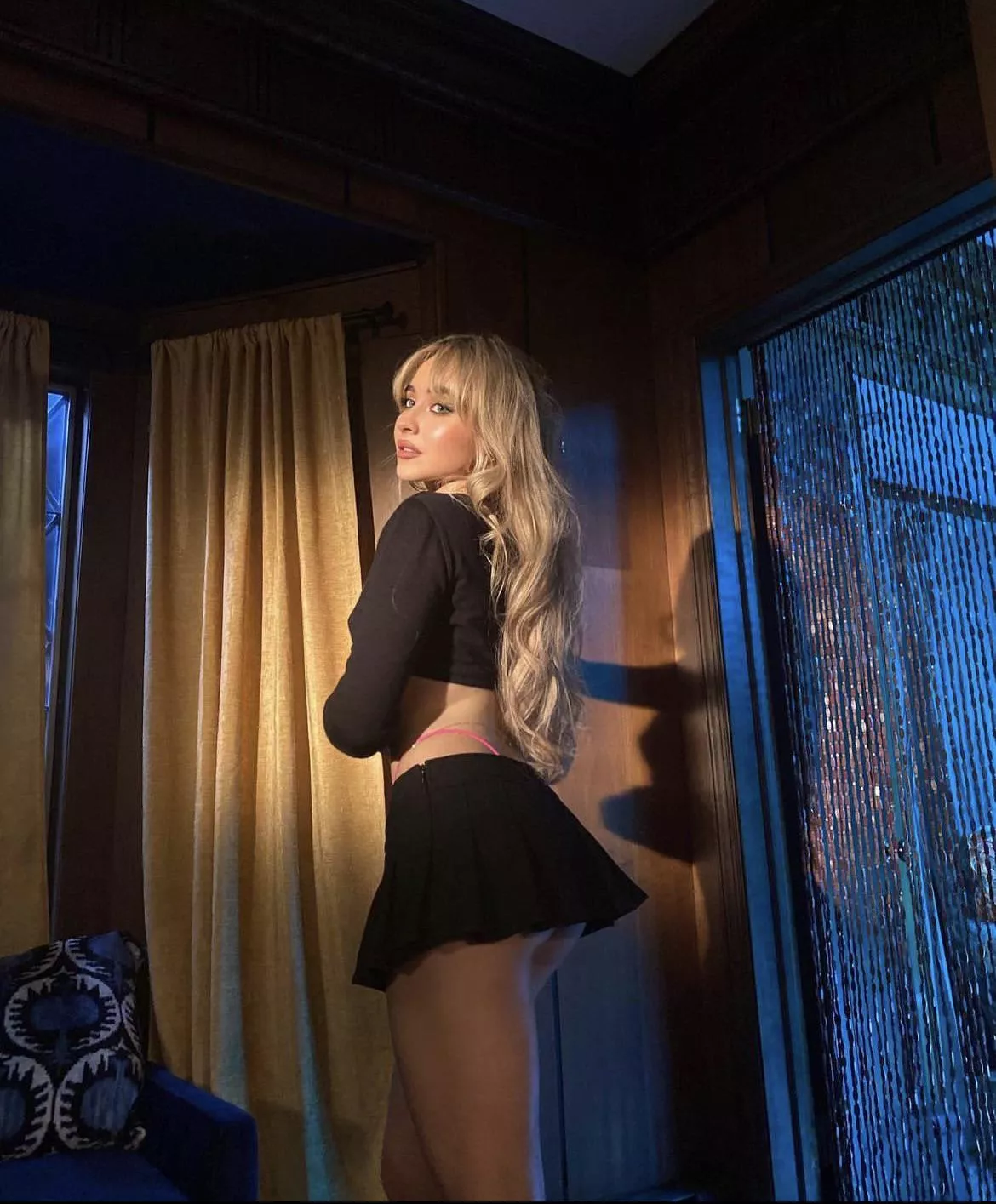 Sabrina Carpenter as photoshoot for Nonsense