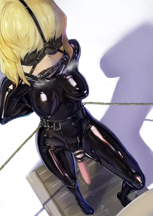 She have to stand like this for hours after she get caught cheating on a test