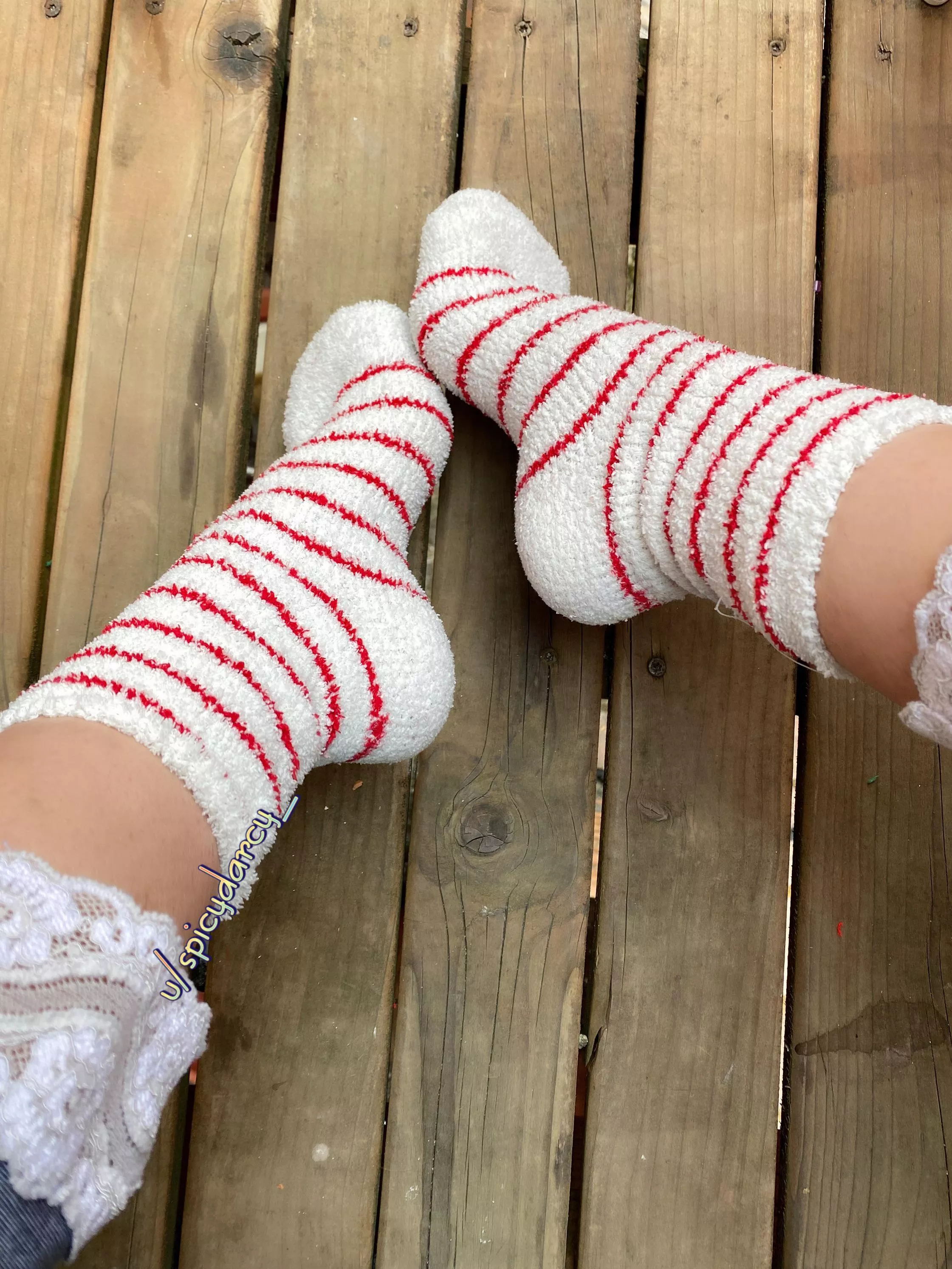 Soft and fluffy… it’s a fuzzy socks season!