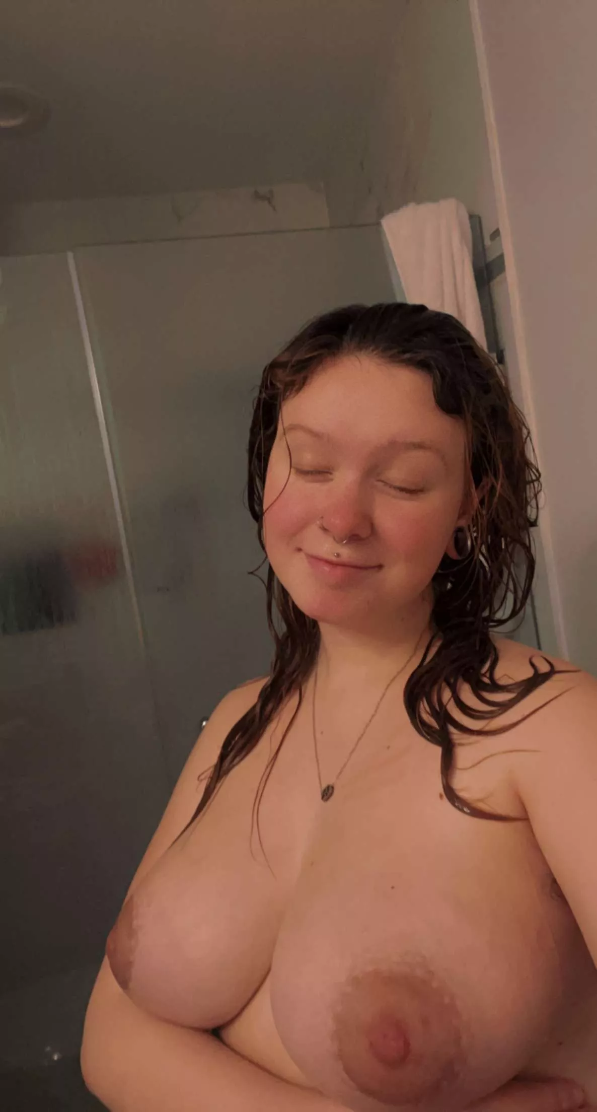 Straight out the shower