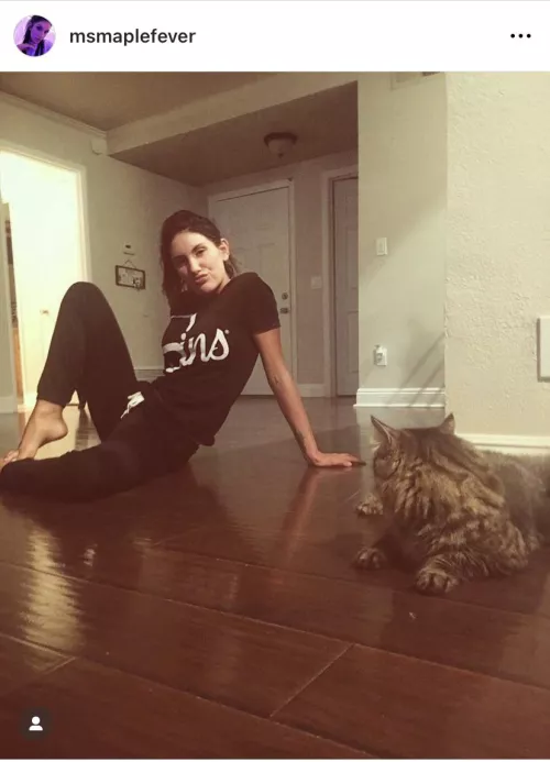 The last post of August Ames in Instagram