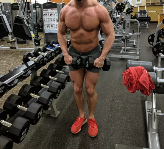 the [m]ore naked you are the better the workout