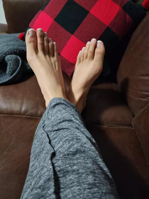 What would you do if you looked over while watching a movie and saw this?