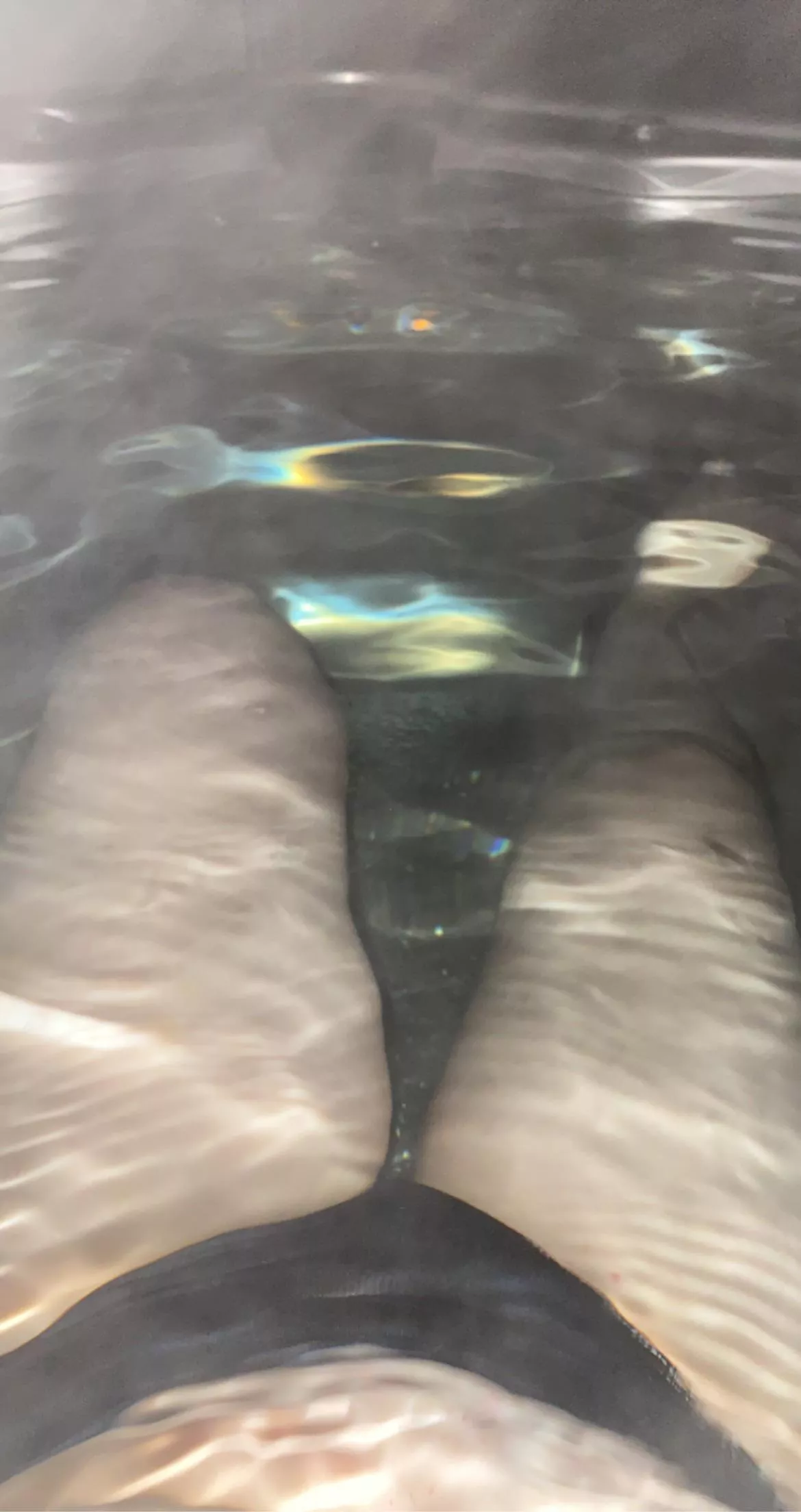 who thinks I should skinny dip in the hot tub?