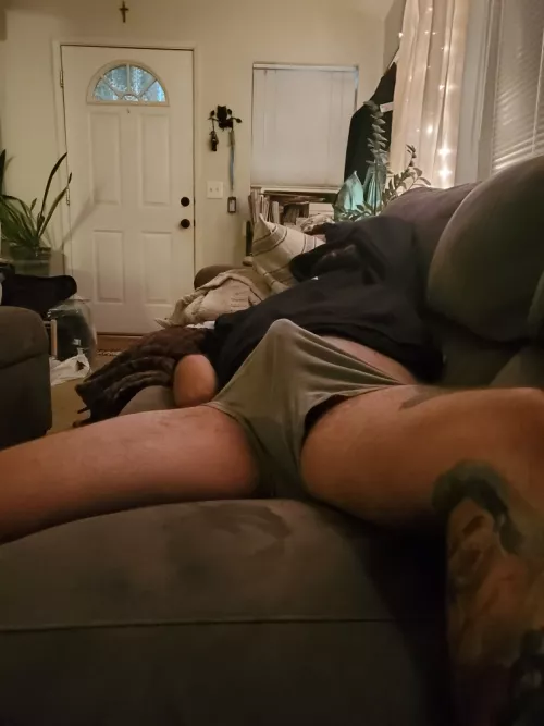 Wife took a picture while I was sleeping