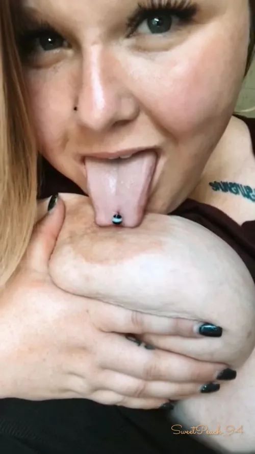 You weren’t here so I had to do it myself 👅