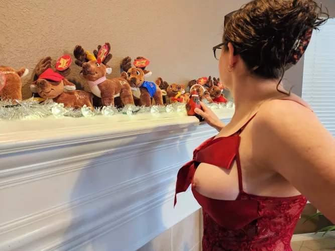 56F Decorations going up!