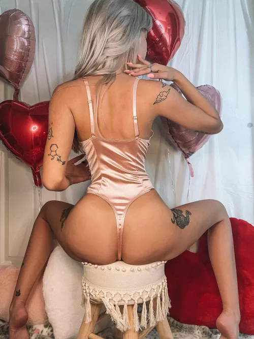 a thong body suit counts right😇😇