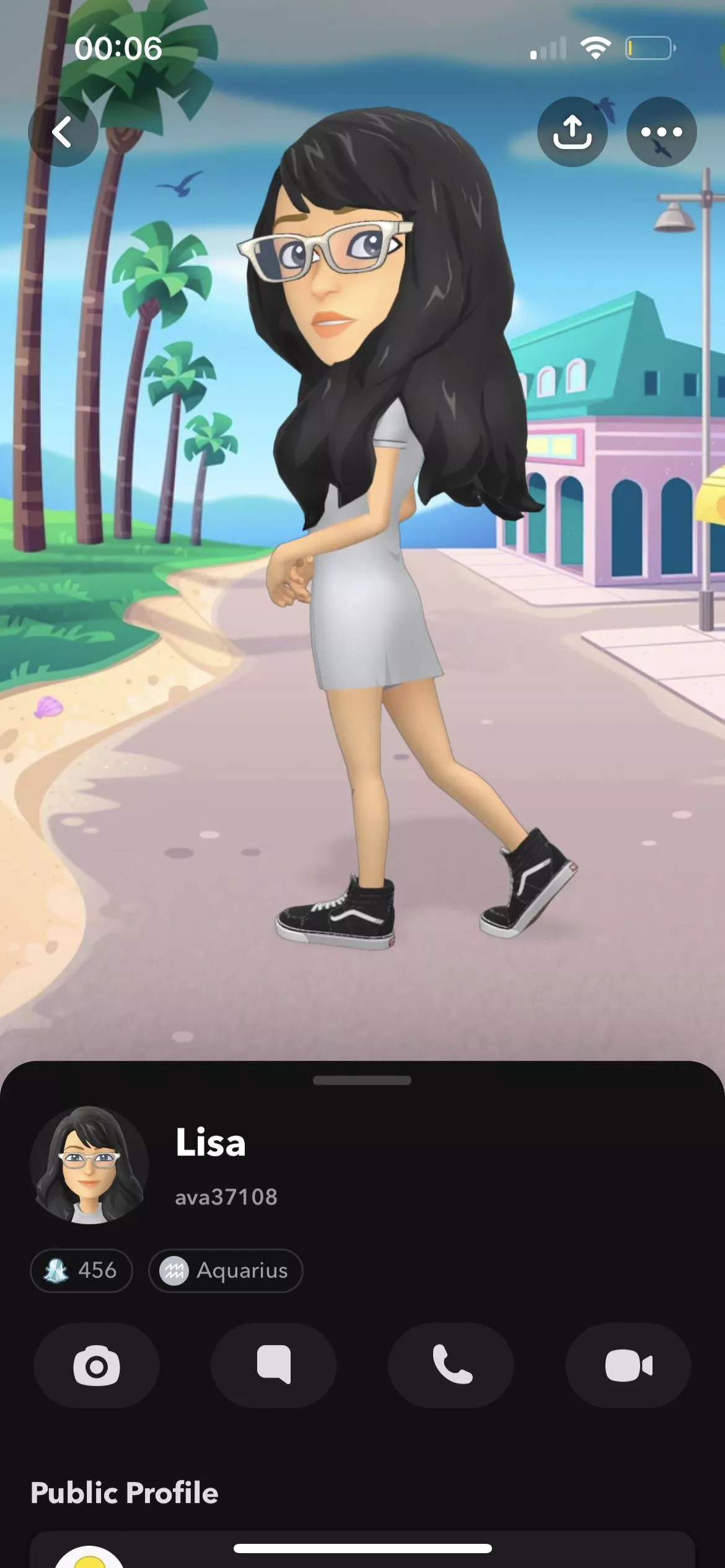 Add her she actually sends