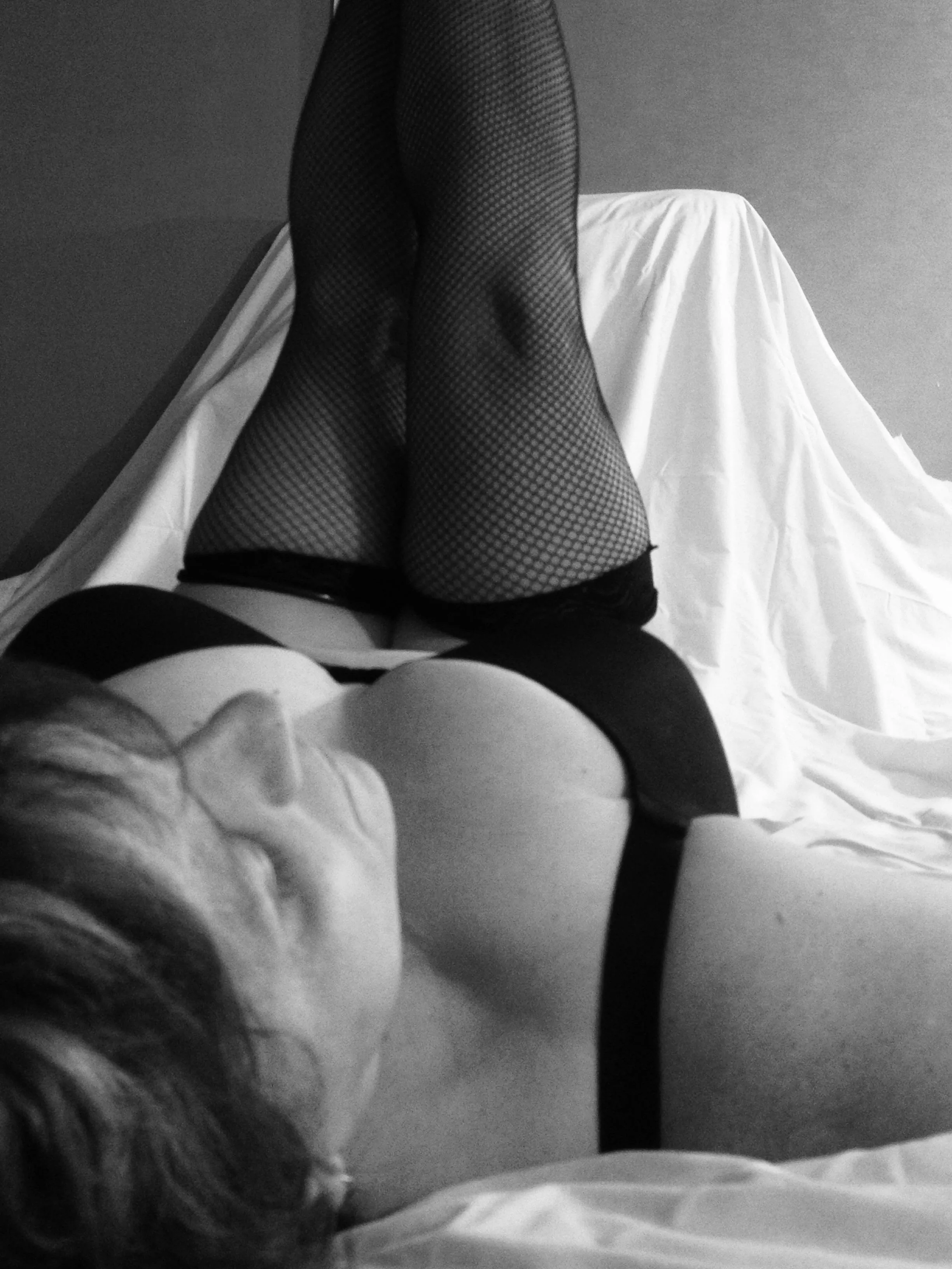 Any love for my 50 year old wife in fishnet stockings?