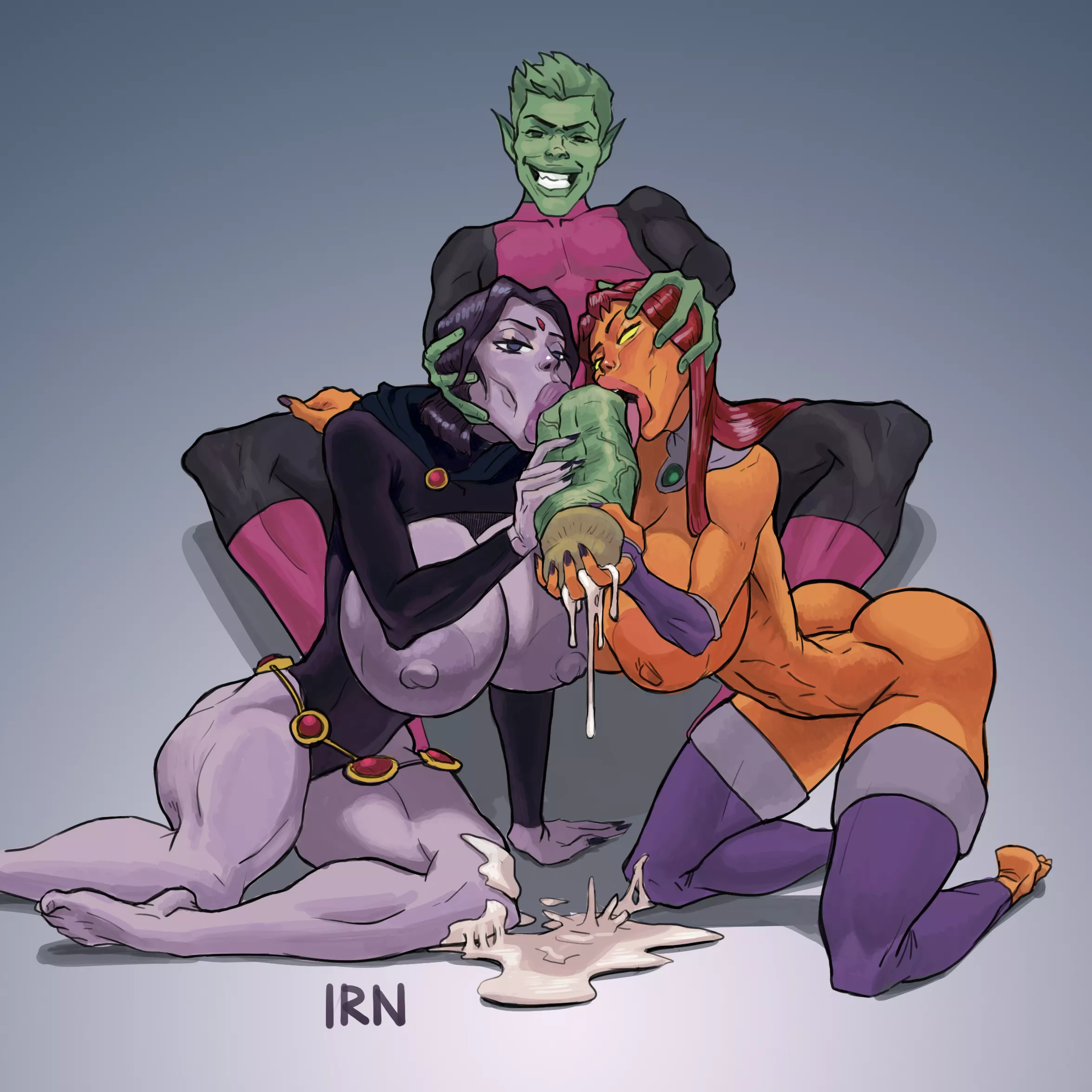 Beast Boy's Harem (Iranon) [DC]