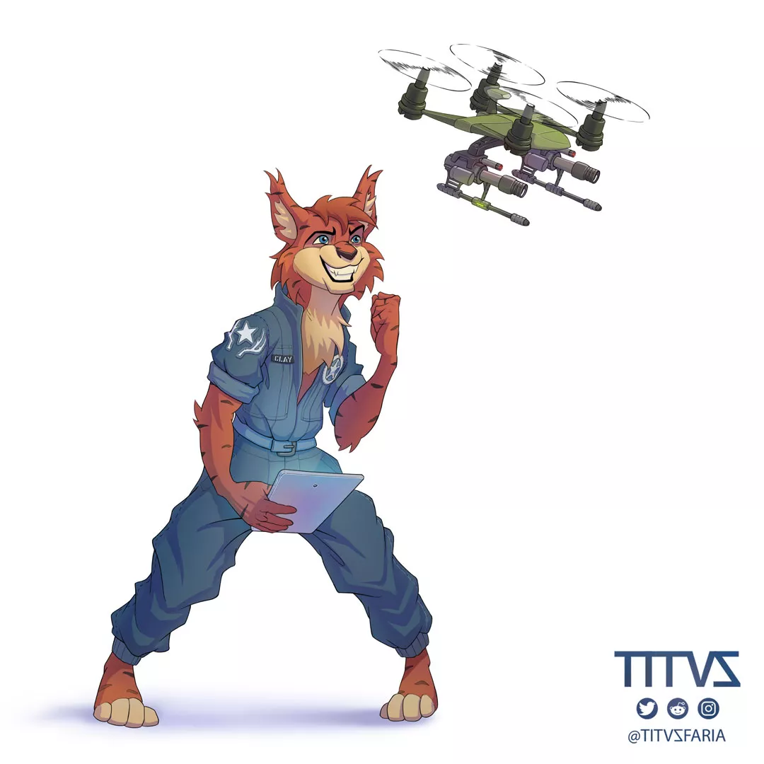 Clay's new toy - COMMS OPEN! DM me if youre interested! (OC by HeadEngineering7290, Art by Titvs)