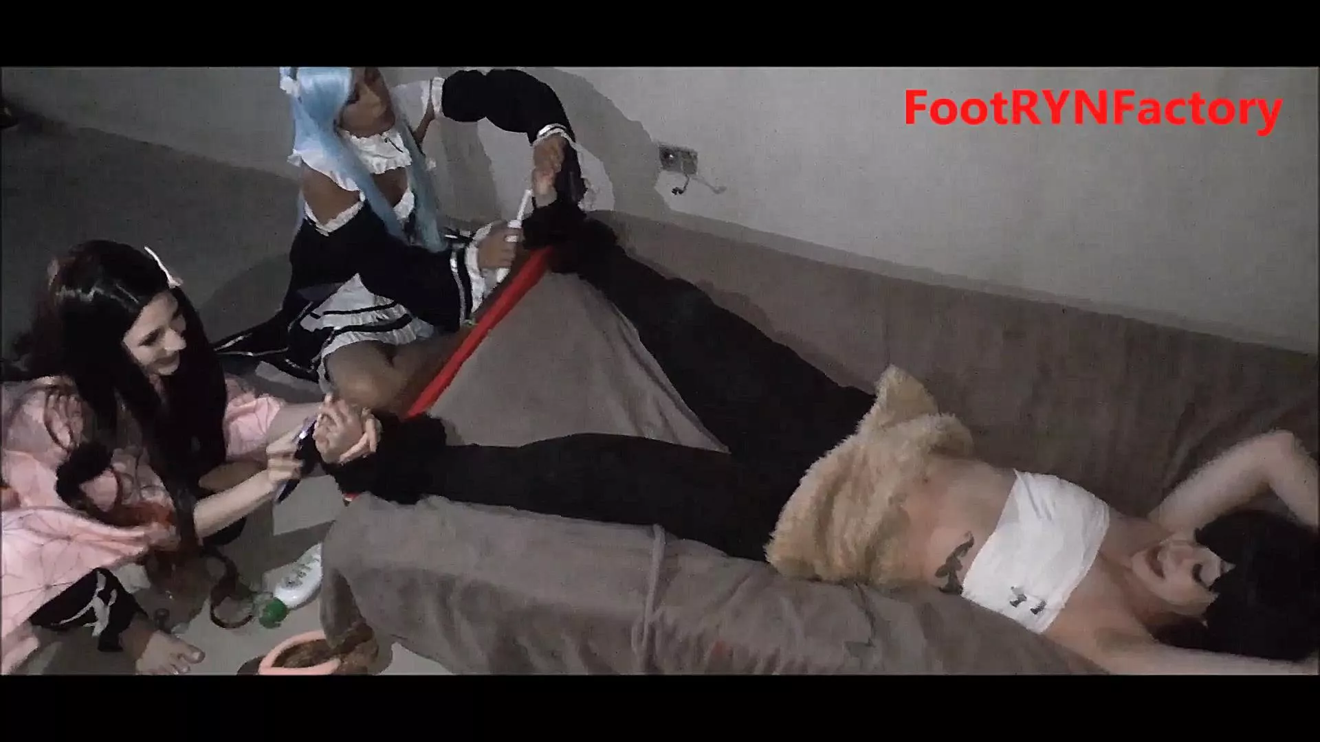 Does anyone has this video? Is in Spanish and is about a girl dressed as inosuke getting tickled