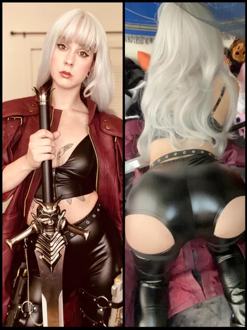 Front and back Fem Dante from Devil May Cry (paradoxkittens)