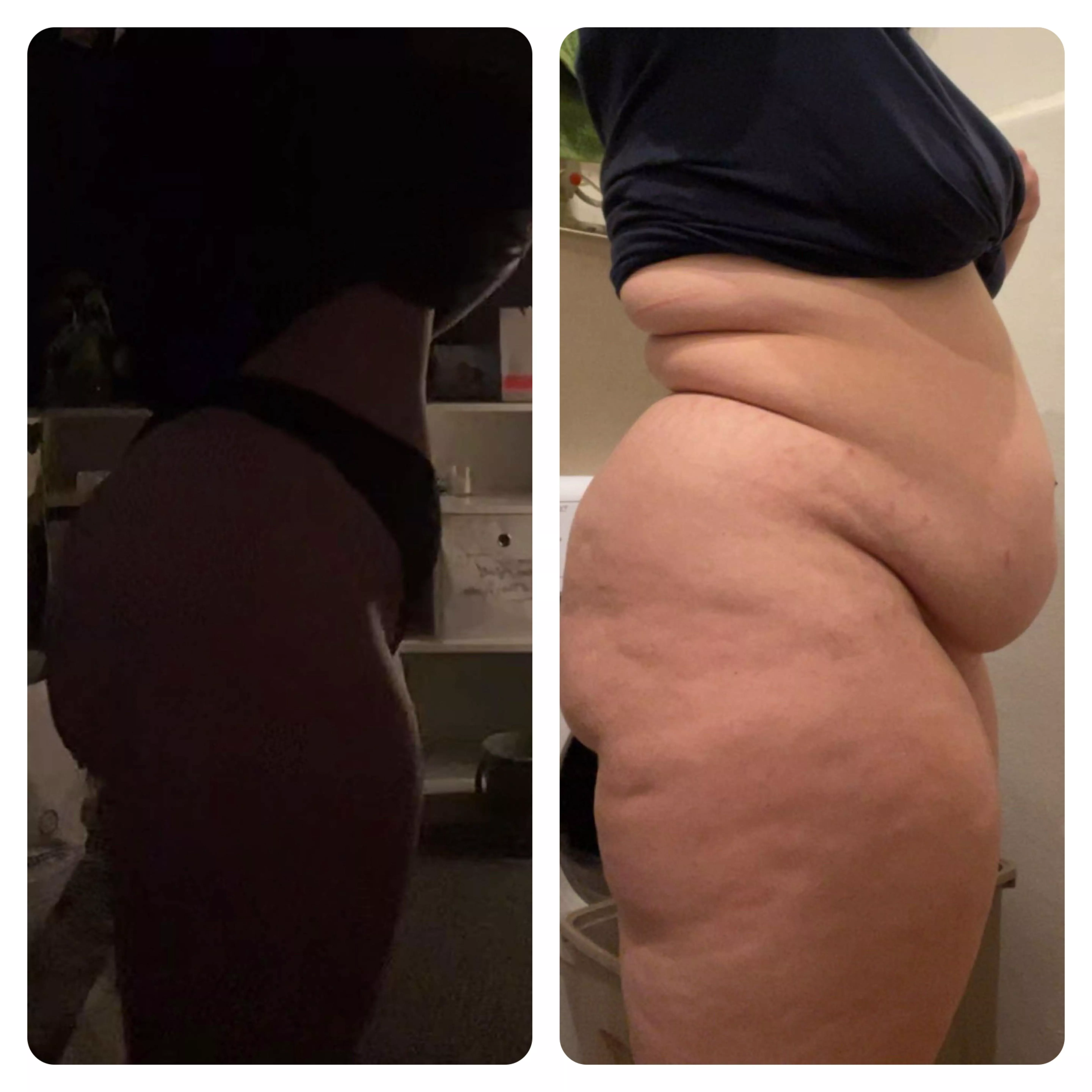 Heh, kinda stuffed on the right.. I guess i haven’t gained anything 🤭