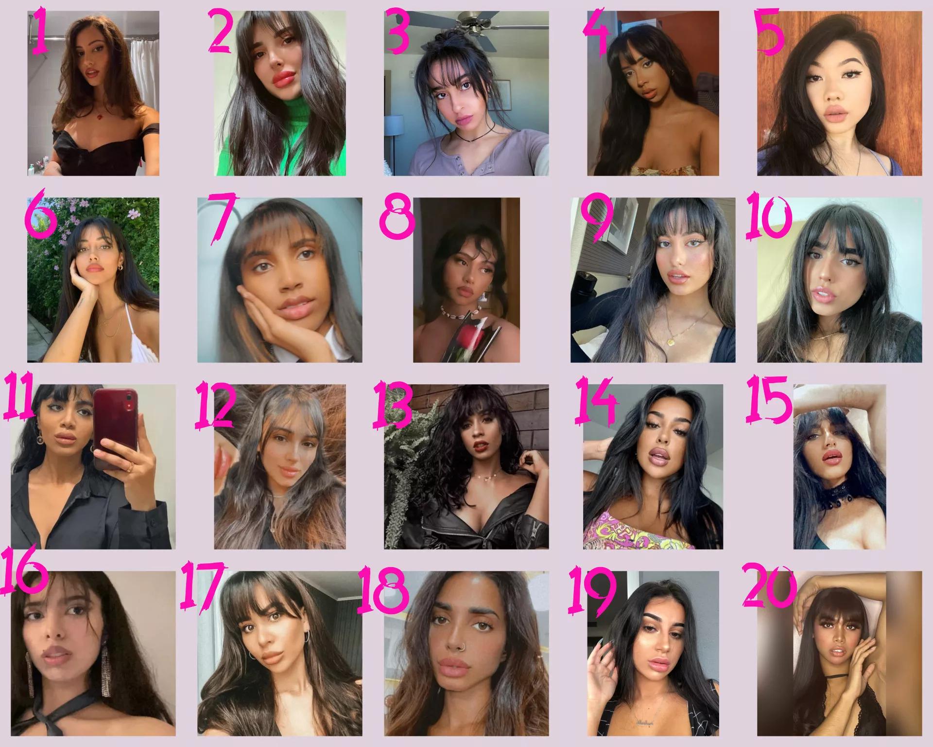 I have a big load ready. Which do u want me to Cum Trib? Ill tally all the votes