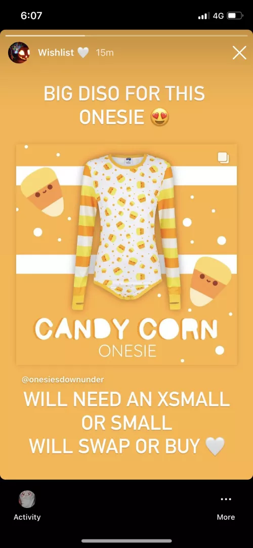In desperate search of this onesie will pay double retail or trade for it 🧡💛🧡💛💛🧡💛
