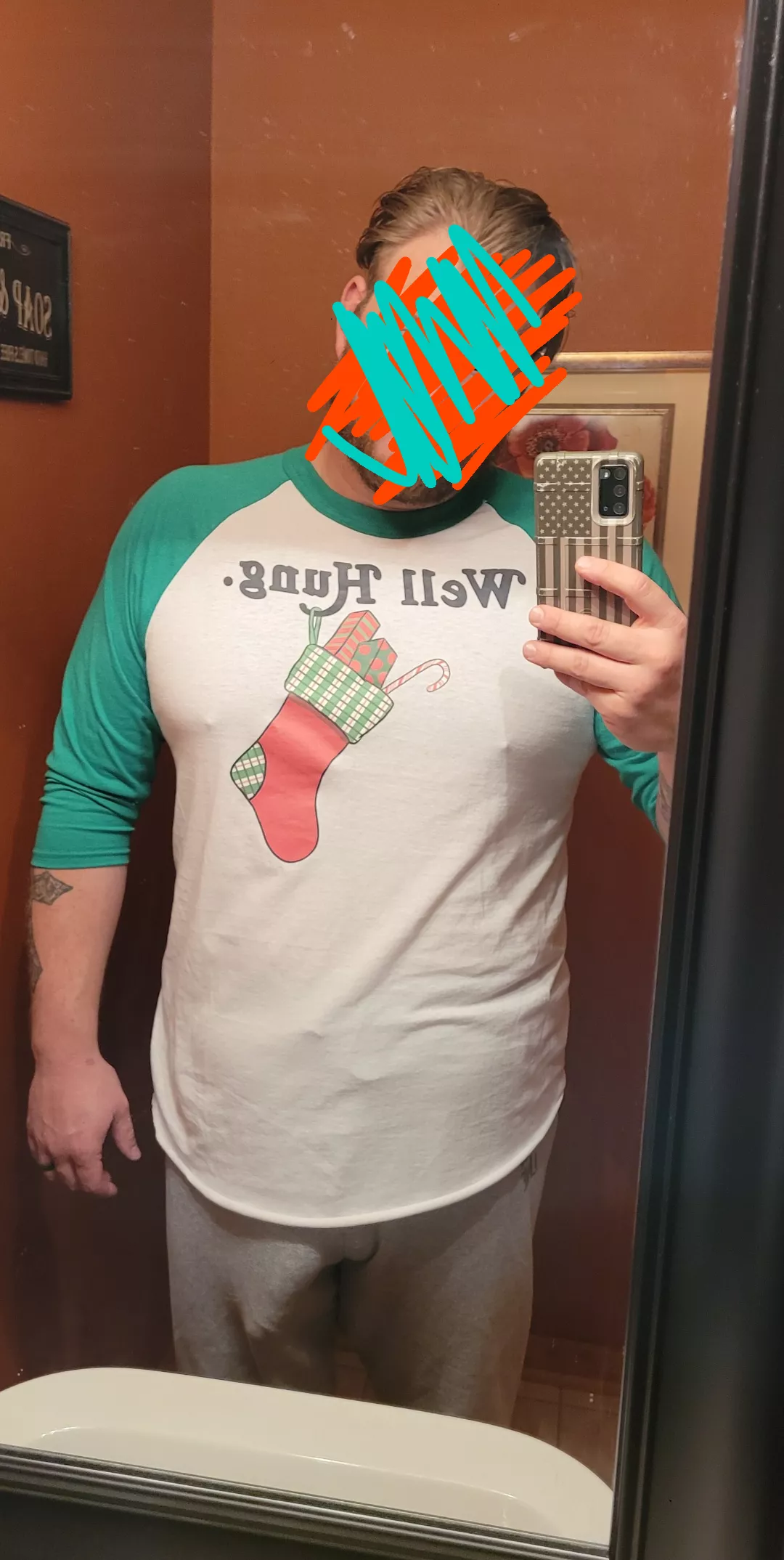 is my new xmas shirt a lil too on the nose?