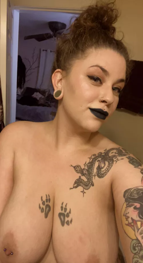 Just getting ready for a punk Christmas show the other night