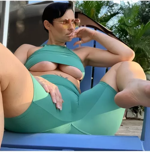 Just showing a little toe