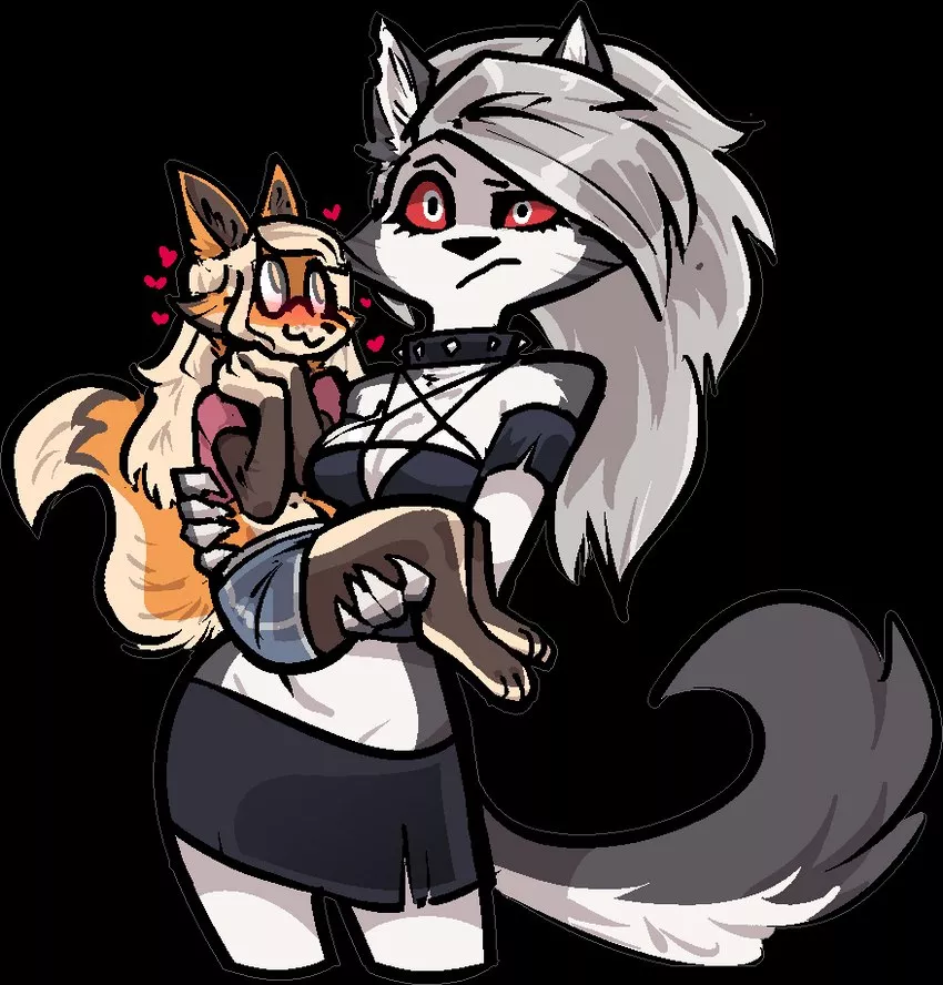 Loona and her devoted fan (art by jam)