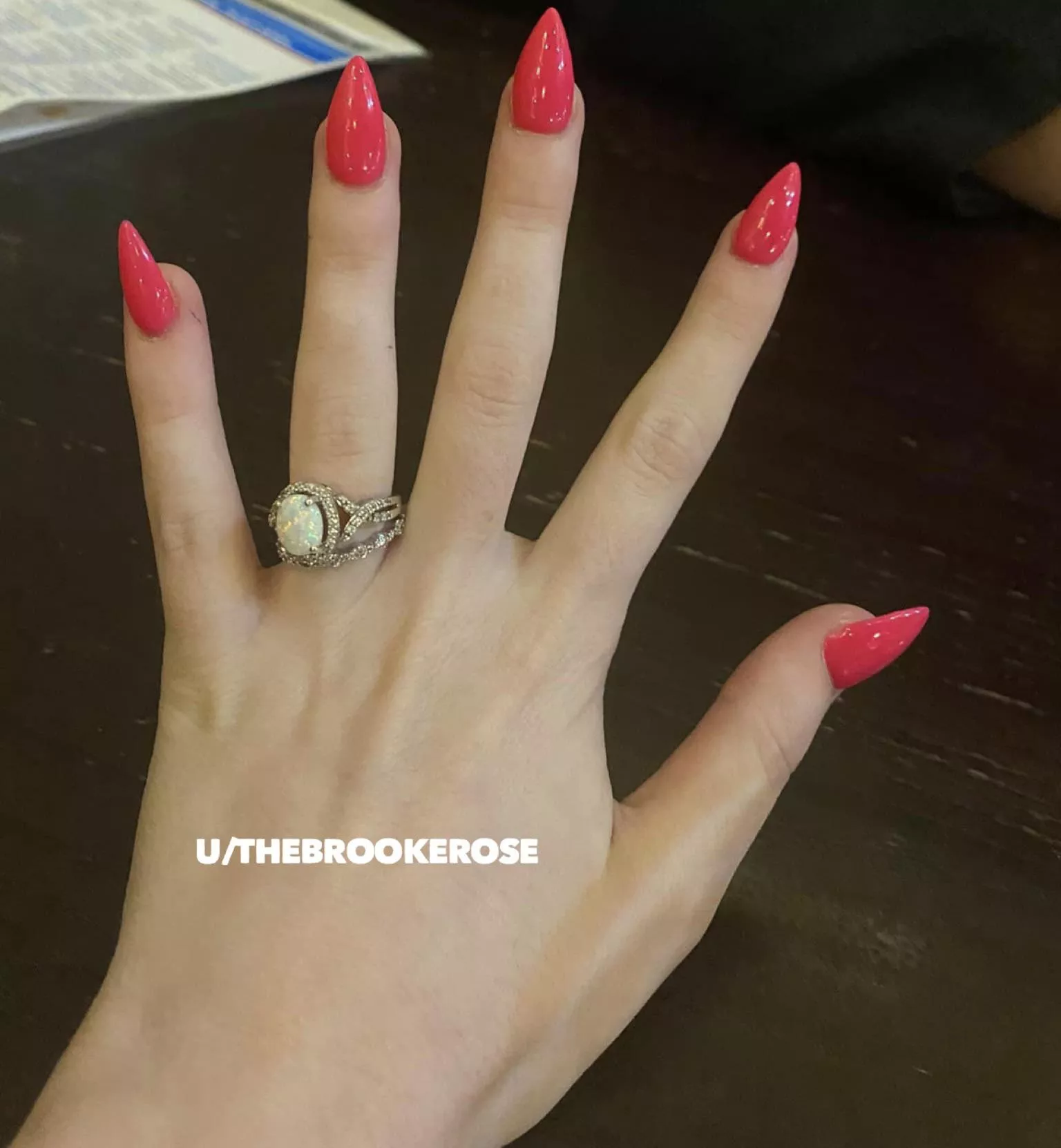 💗Loved my hot pink nails!