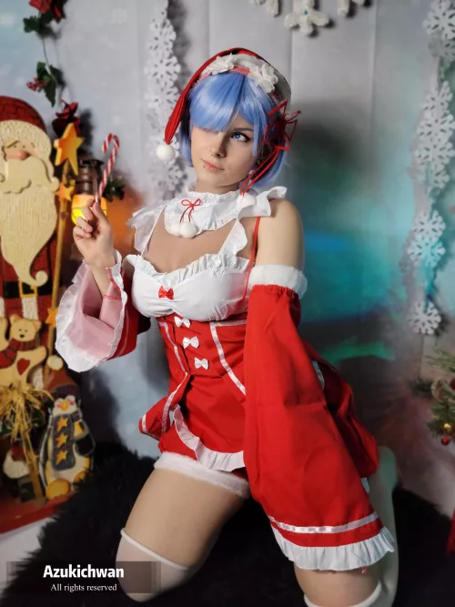 My Christmas Rem Cosplay (Azukichwan) 🎄