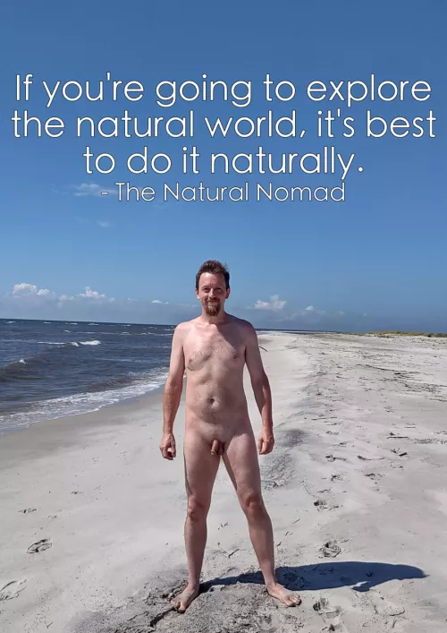 My first naturist meme featuring myself!