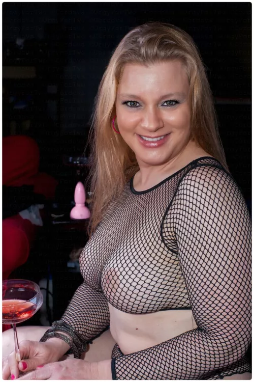 My fishnet looks like CGI... Anime MILF, anyone?