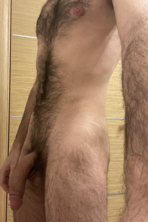 My hairy cock
