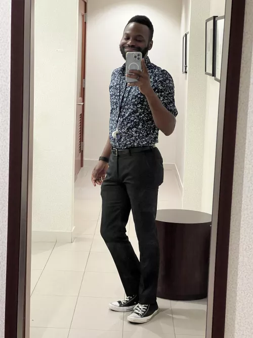 My job has the best mirrors!