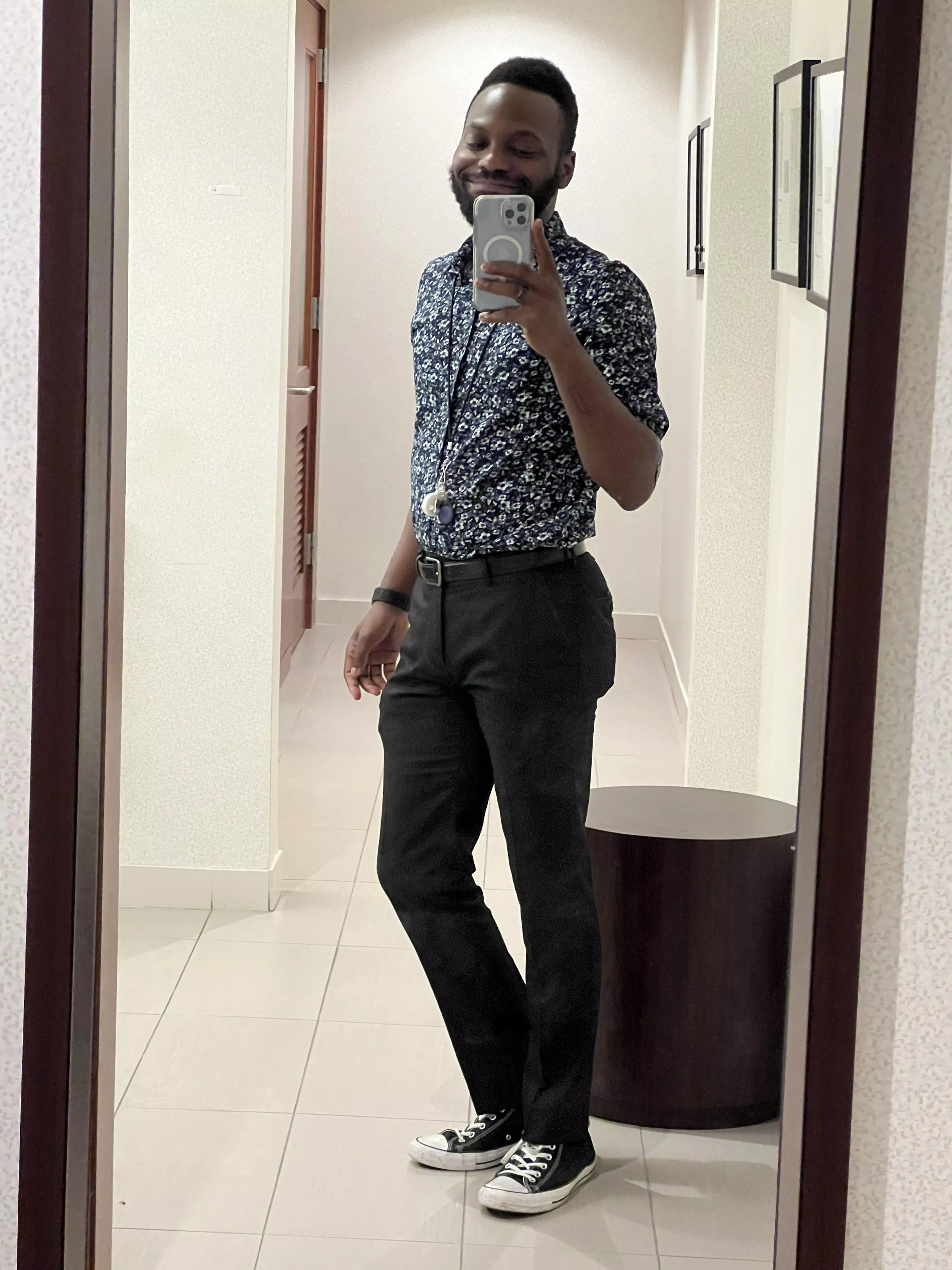 My job has the best mirrors!