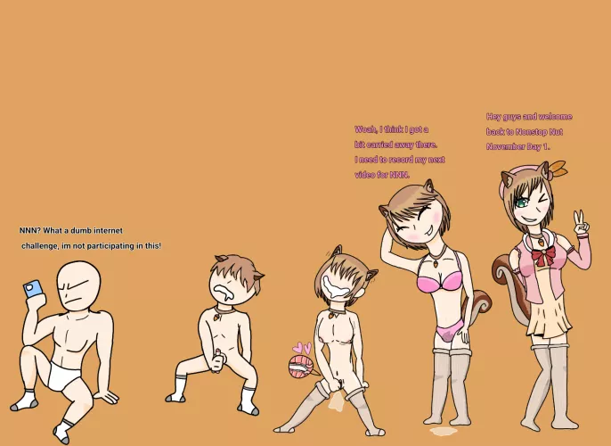 No Nut November Hololive Risu TG TF by Fridgeballz