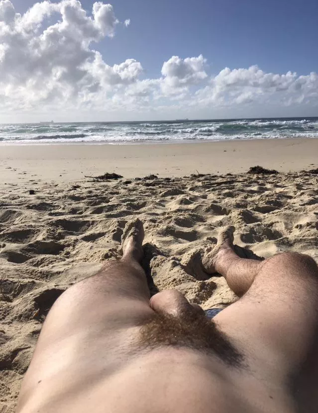 Nothing beats getting the bush out at the beach. No one else seemed to mind.