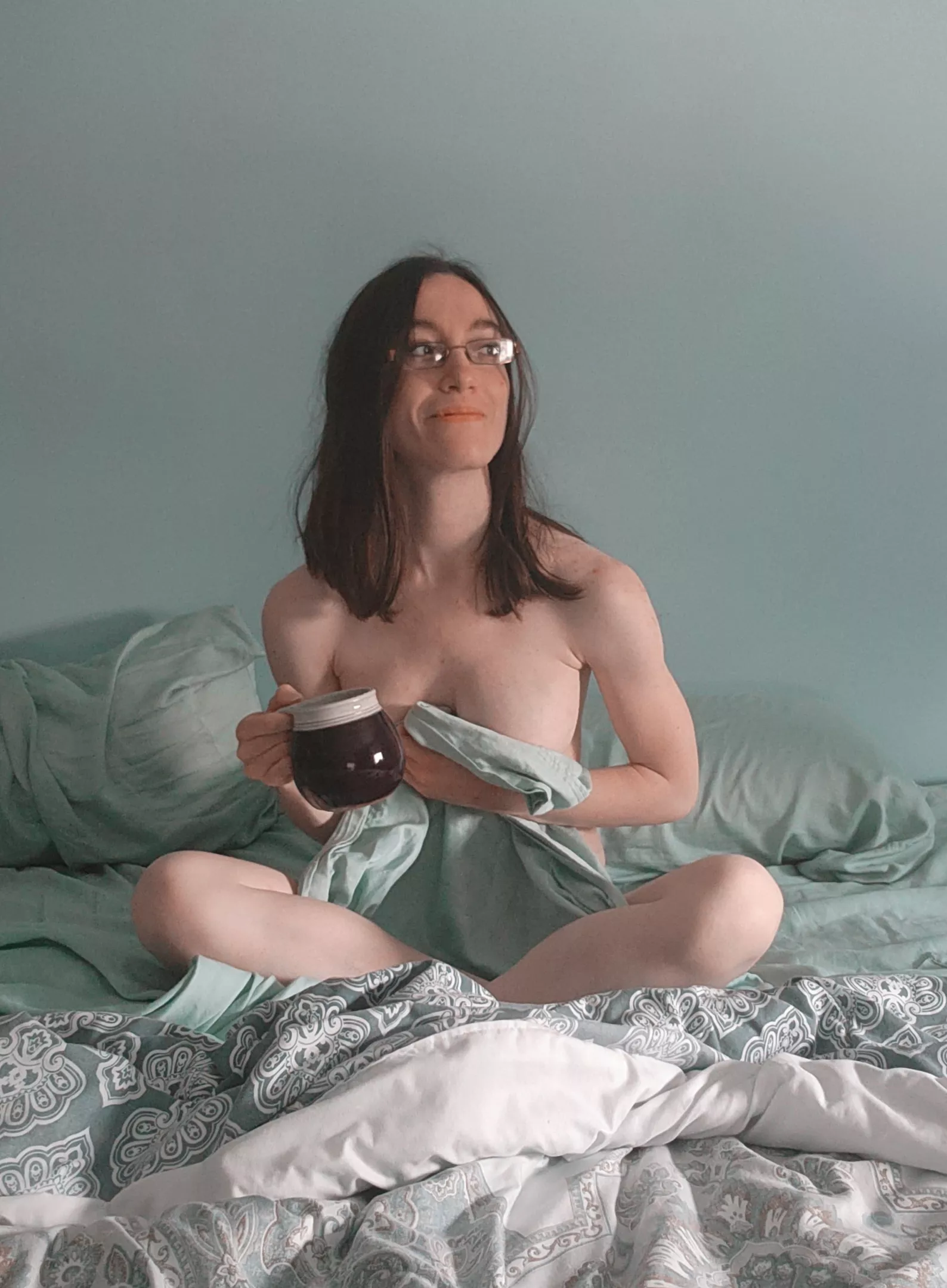 Nothing like coffee in bed 🥰