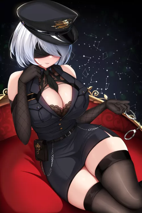Officer 2B on duty (damao yu)