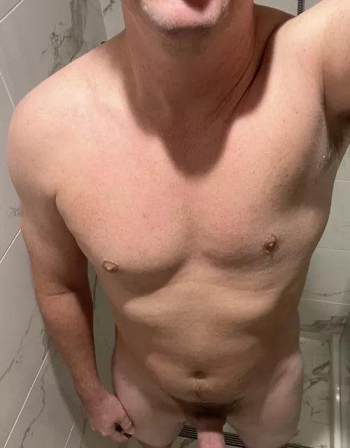 Prepping a steamy shower…care to join?