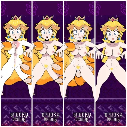 Princess Peach (SpookyDrawNsfw) [Mario Bros]