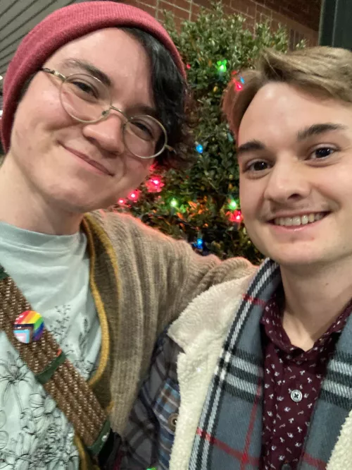 Queer joy, ft. my boyfriend